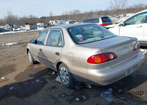 2001 Toyota Corolla Ce from USA, damaged, VIN 2T1BR12EX1C411846